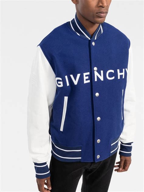 givenchy womens denim jackets|Givenchy varsity jacket.